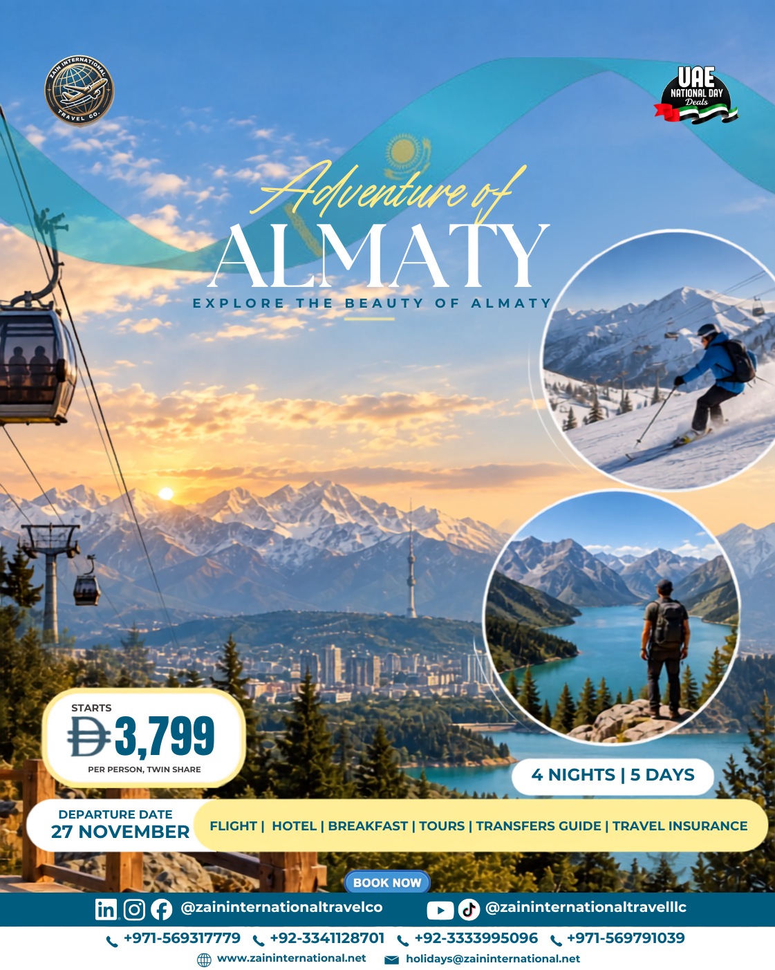 Almaty package option 1, UAE National Day Deals